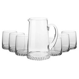 Komplet Krosno - dzbanek + 6 szklanek