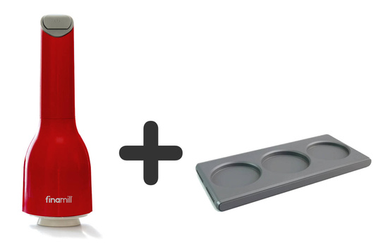 ZESTAW: Elektryczny młynek do przypraw FinaMill + dodatkowa tacka