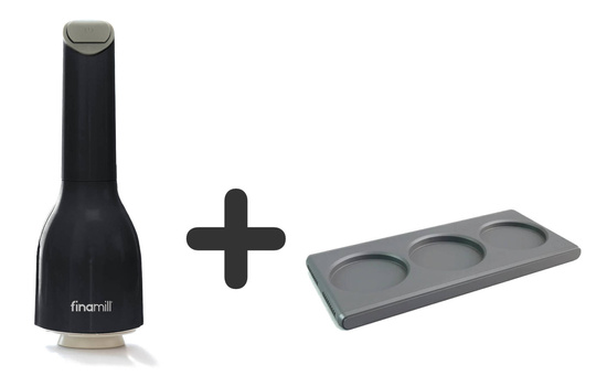 ZESTAW: Elektryczny młynek do przypraw FinaMill + dodatkowa tacka
