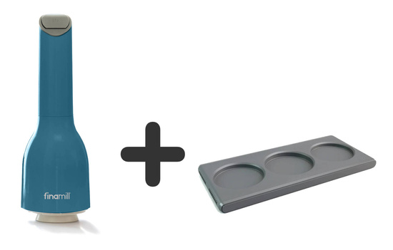 ZESTAW: Elektryczny młynek do przypraw FinaMill + dodatkowa tacka
